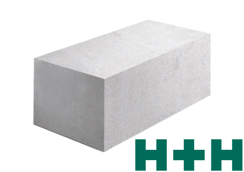 Газобетонные блоки H+H 625х150х250 мм