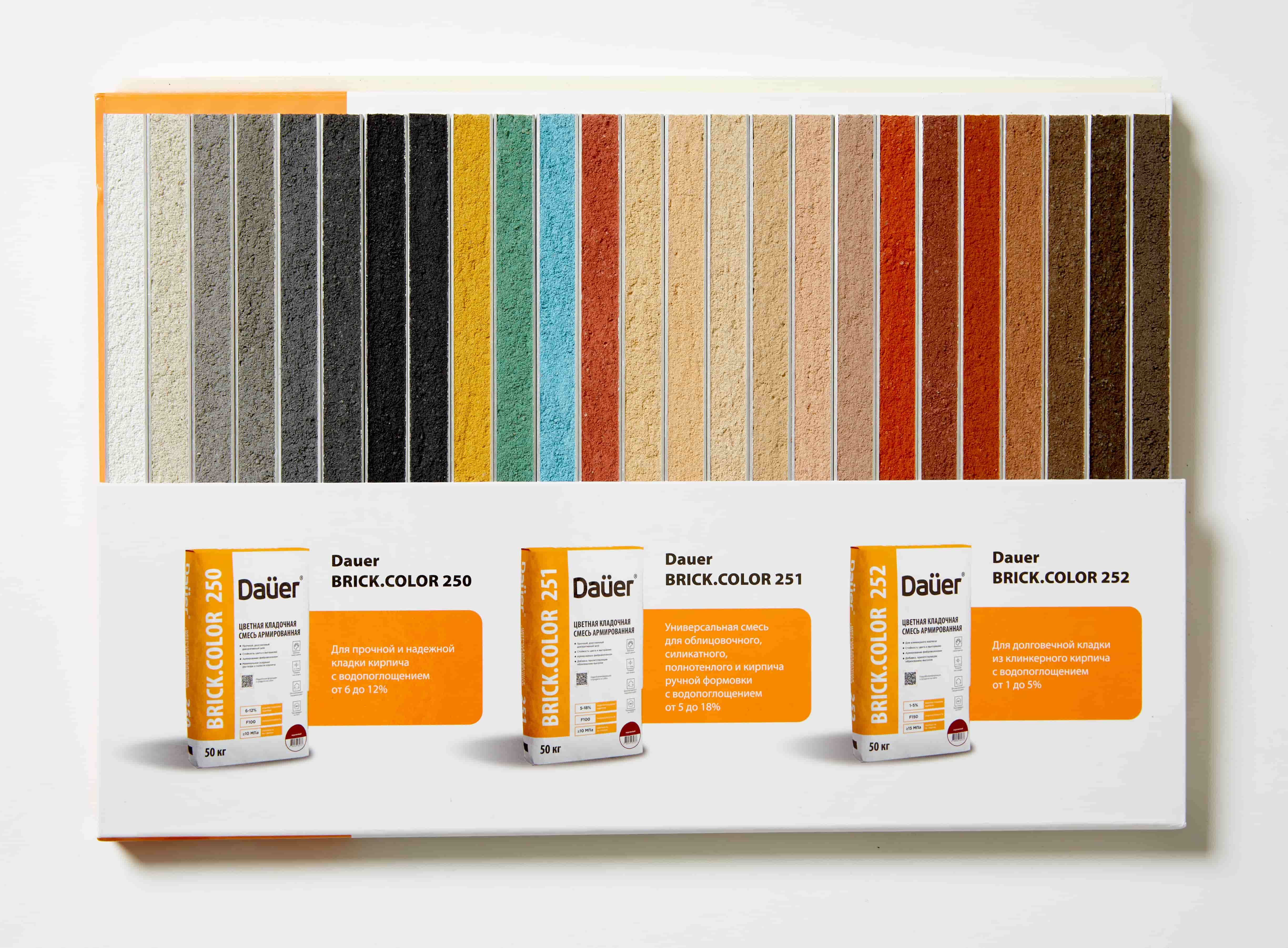 Цветная кладочная смесь армированная DAUER BRICK.COLOR 252 графитовый, 50 кг фото 2